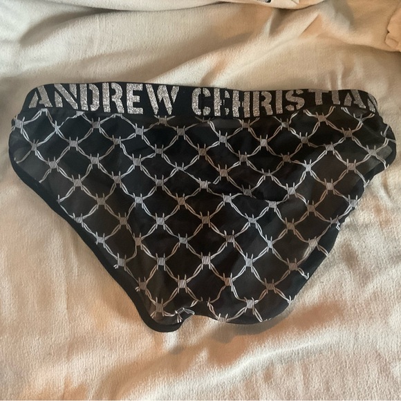 Andrew Christian Barbwire Mesh Briefs - Picture 2 of 2